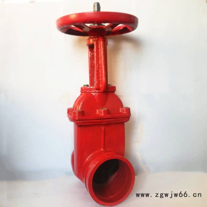 开维喜阀门Z85X沟槽式闸阀 暗杆卡箍闸阀 消防管道闸阀图2