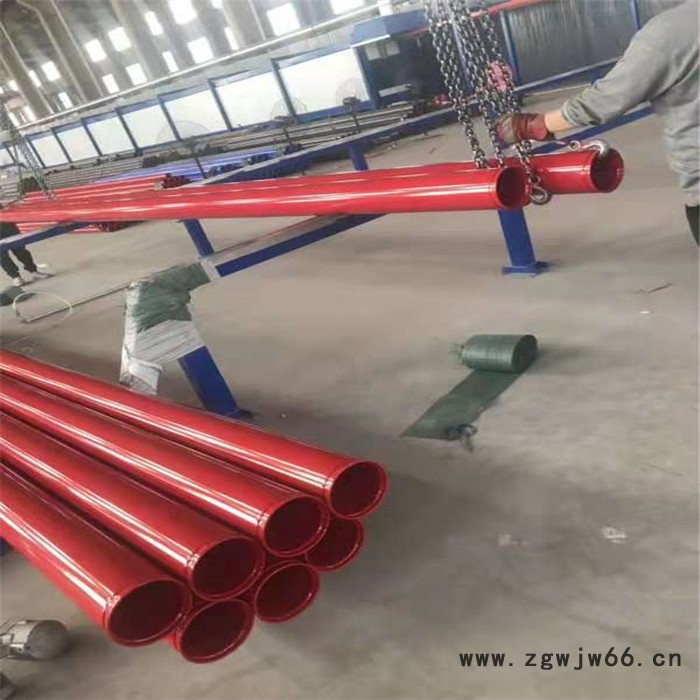 宾圣消防涂塑钢管 卡箍连接涂塑钢管 沟槽涂塑钢管 涂塑钢管厂家 交期保障图4