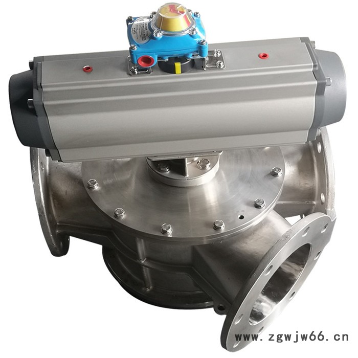 宣久食品级换向阀DN100 三通换向阀 快装分路阀 卡箍式三通换向阀 三通换向器图6