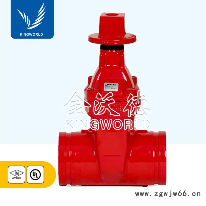 泰科TYCO FM/UL 明杆式  法兰沟槽卡箍连接 软密封闸阀2”- 12”图3