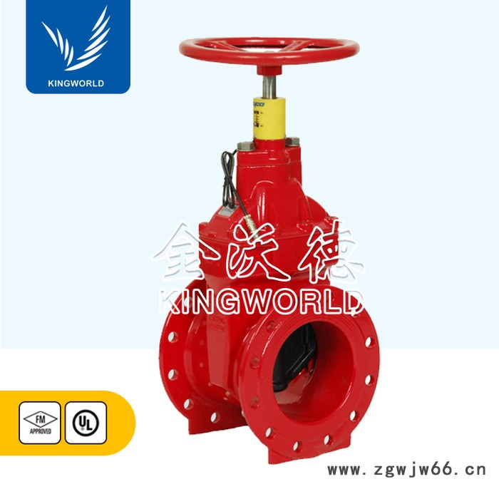 泰科TYCO FM/UL 明杆式  法兰沟槽卡箍连接 软密封闸阀2”- 12”图4