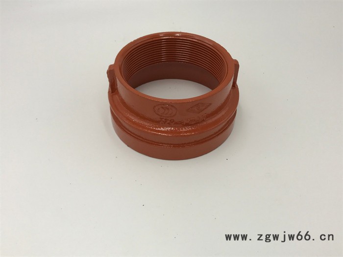 迈克管件 济南迈克管件代理 现货批发沟槽管件 DN114*89卡箍内丝大小头 通过3C认证 消防行业指定的管件品牌图3