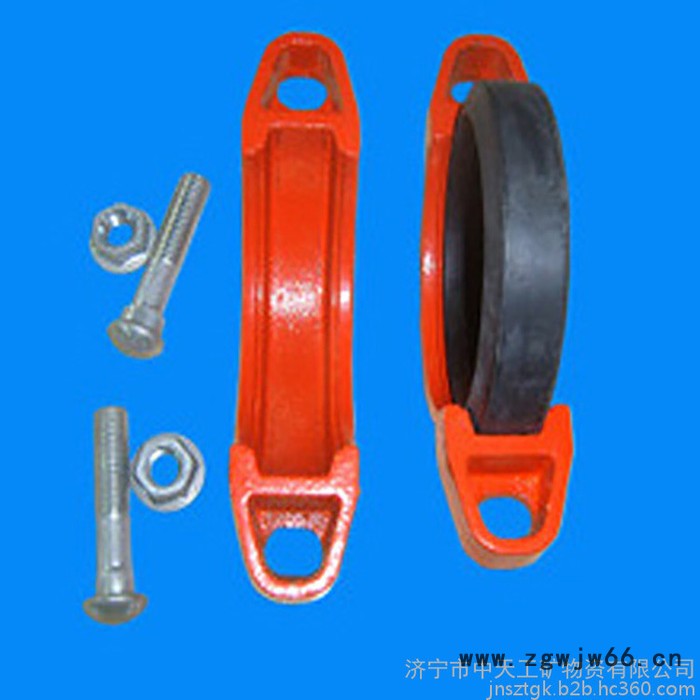 矿用快速接头卡箍密封圈 二寸快速接头 沟槽式铸钢快速接头图2