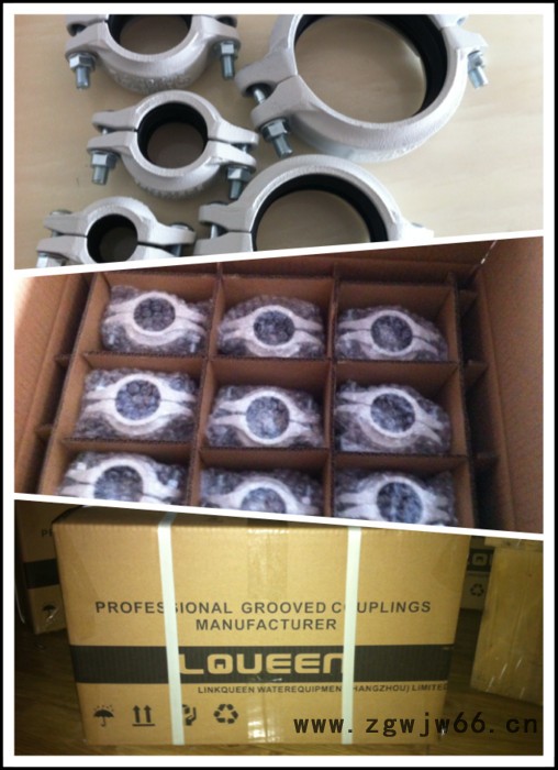 挠性铸铁卡箍 水卡箍 防防腐卡箍图5