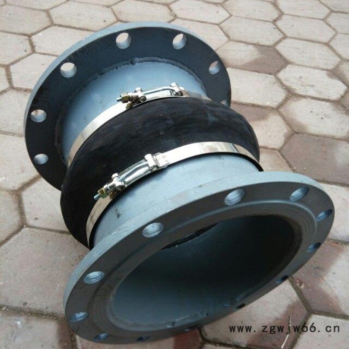 福硕  耐酸碱橡胶接头 卡箍式橡胶接头 柔性橡胶接头图2