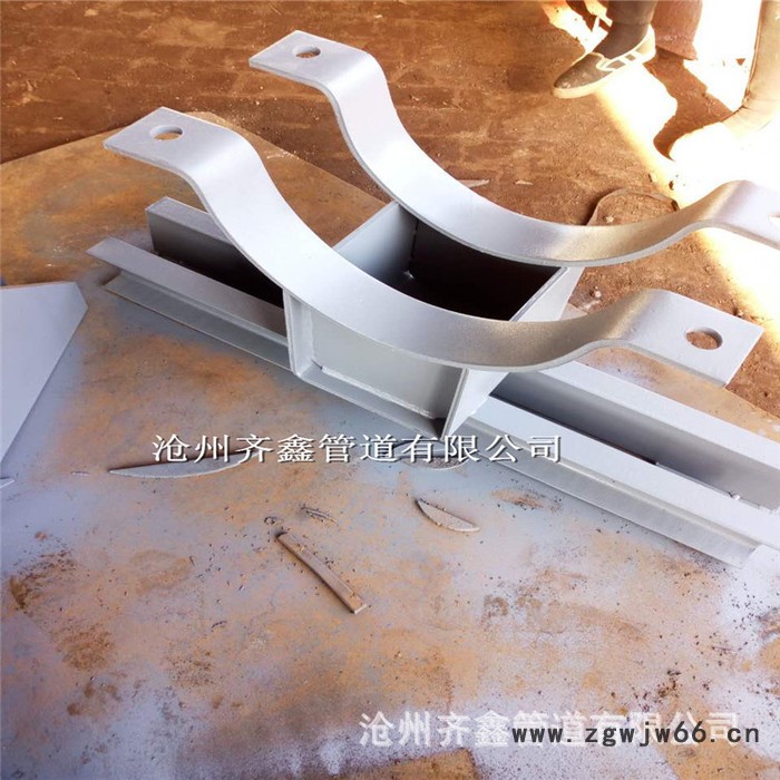 ZK-3卡箍型止推管托，滑动管托，实体专业生产图3