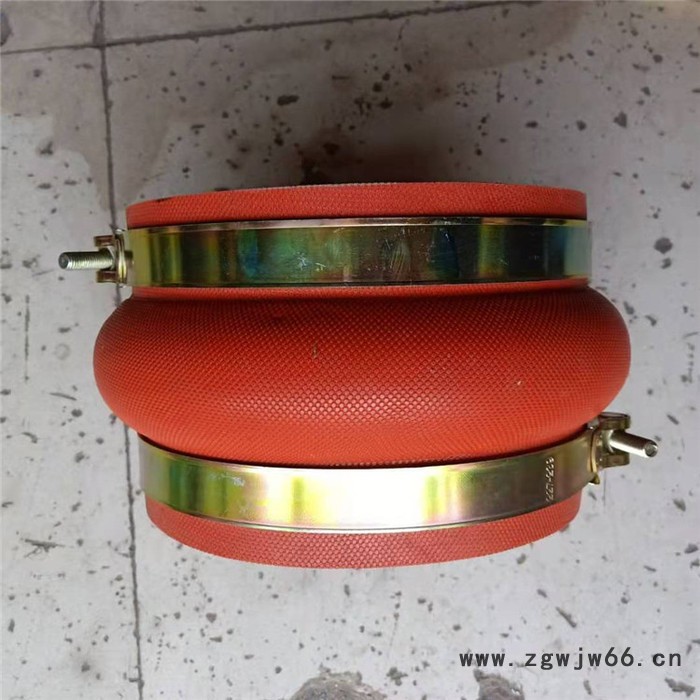 橡胶软连接 灯笼罩硅胶软连接 卡箍式橡胶软接头图8