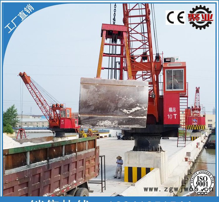 吊机、港口吊、码头吊、吊车、固定式（抓斗吊钩两用）图2