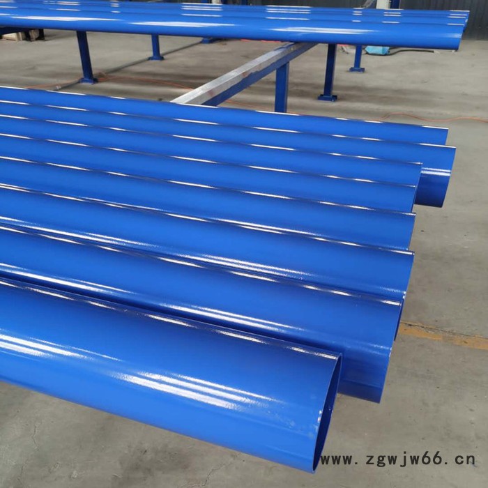 给排水涂塑复合钢管 卡箍连接内外涂塑复合钢管 沟槽连接消防涂塑钢管 内外环氧树脂钢管图5