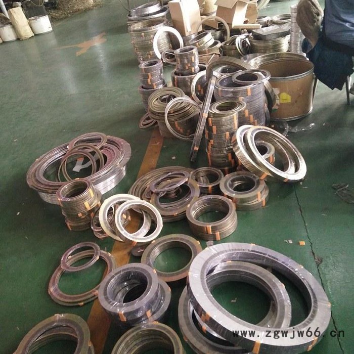 管道法兰卡箍用金属缠绕垫 高压石墨金属缠绕垫片 定做缠绕垫片  谦杭图3