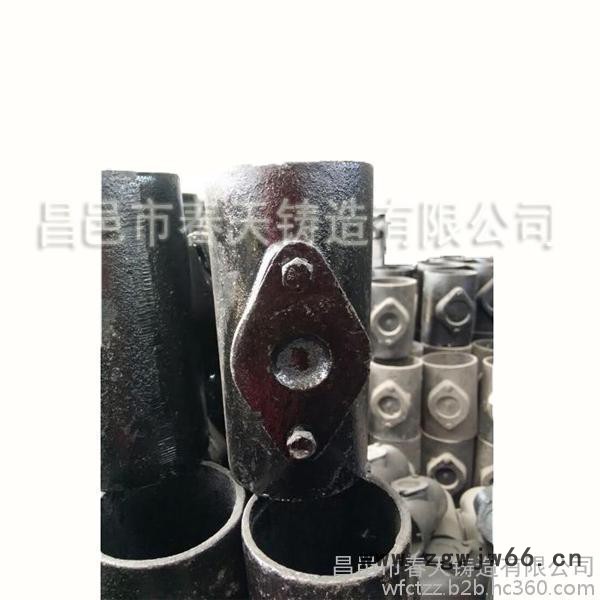 卡箍式柔性铸铁排水管 离心铸铁管  W1型铸铁管 铸铁管件图5