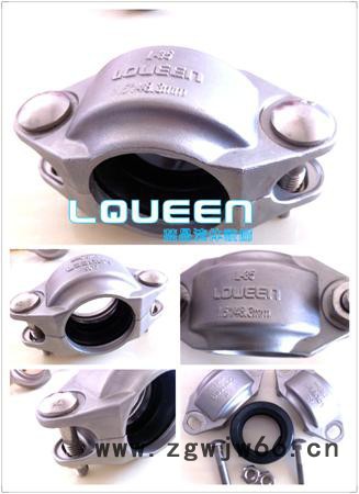 LQUEEN品牌不锈钢卡箍 挠性卡箍 水处理卡箍图2