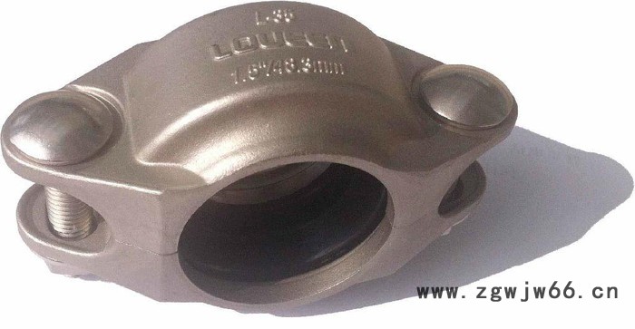 LQUEEN品牌不锈钢卡箍 挠性卡箍 水处理卡箍图3