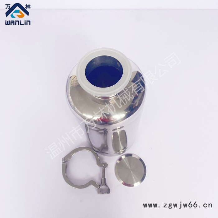 温州万林 WL-KGXJG 不锈钢食品级卡箍式小酒罐 加厚小酒壶图3
