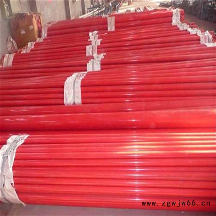 沧州维恩 消防涂塑钢管 卡箍连接涂塑钢管 沟槽涂塑钢管 涂塑钢管厂家 给水涂塑钢管图2