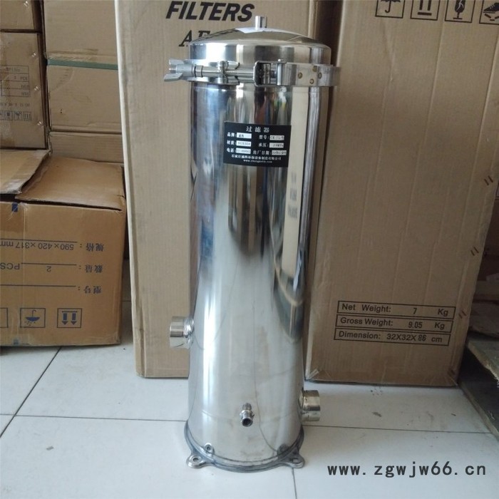 冀诚科卡箍式精密过滤器 DN40口径反渗透预处理保安过滤器图3