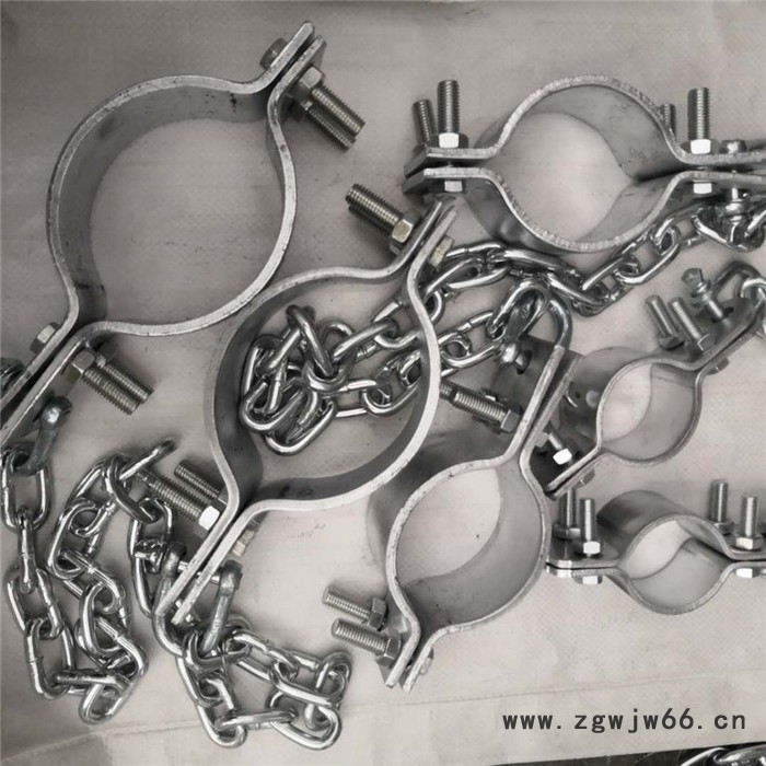 铭杰浩专业批发 2寸胶管用安全链 各种卡箍 高压胶管管卡 石油钻采安全链 防爆链图3
