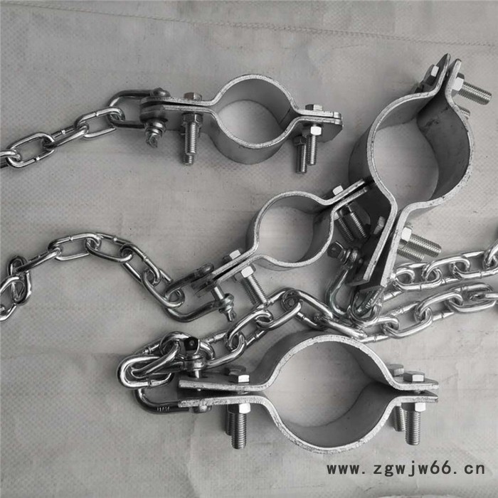 铭杰浩专业批发 2寸胶管用安全链 各种卡箍 高压胶管管卡 石油钻采安全链 防爆链图4