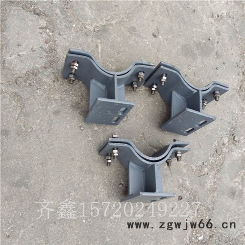 齐鑫DN80 卡箍型滑动管托 固定管托 石油化工管道安装管托图4