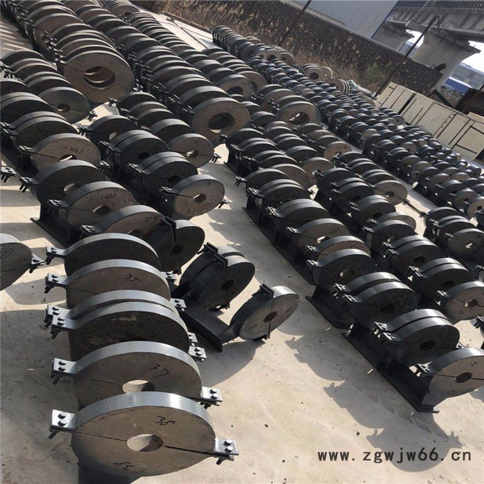 蒸汽管道卡箍型滑动管托隔冷节能型管托 隔冷管托图4