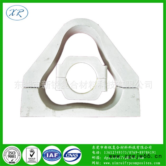 专业SMC模压制品加工 Φ110mm线缆抱箍 电缆固定夹 smc模压卡箍图3
