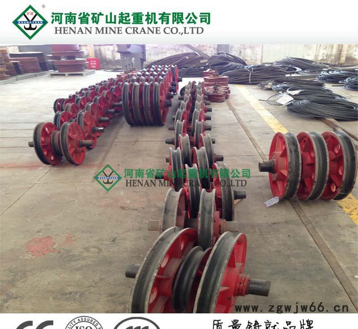 河南矿山起重特价 各种滑轮片 **耐磨吊钩滑轮组图2