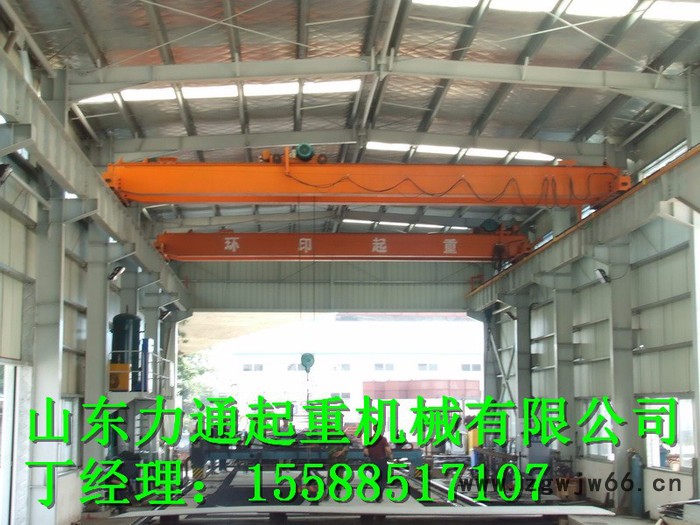 山东力通起重机 专业供应防爆吊钩起重机  QB型桥式起重机 5-50吨图3