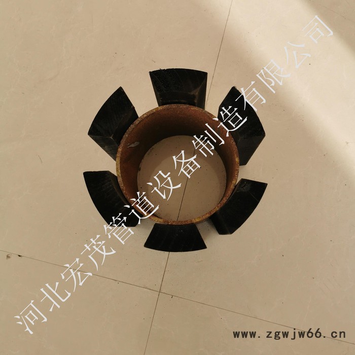 宏茂厂家供应聚氨酯保冷管托 红松木保冷管托 卡箍型滑动管托 欢迎咨询图2