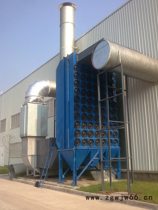 卡箍布袋除尘器 吉祥单机布袋除尘器  钢铁厂面粉厂专用布袋除尘器图2