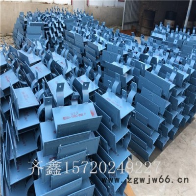 河北沧州齐鑫自产自销ZT 止推管托 卡箍型止推管托 导向管托 焊接管托 十五年老厂