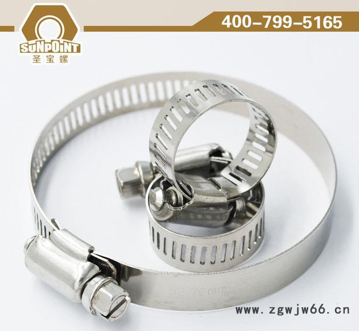 直销 304不锈钢  德式 喉箍 卡箍 抱箍 管箍 M8-M52图2