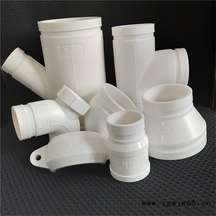 HDPE沟槽式超静音排水管卡箍/宜万川现货供应欢迎咨询图3