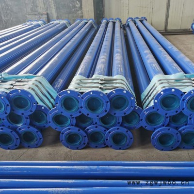 给水内外涂塑复合钢管 卡箍连接内外涂塑复合钢管 内外涂EP涂塑钢管 内外环氧树脂钢管