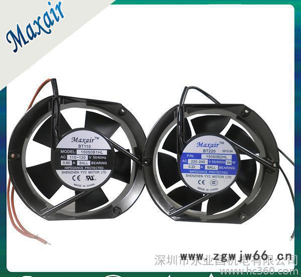 集成吊顶风扇 15050B2HL 交流双滚珠散热风机图2