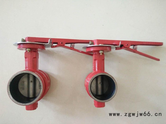 开维喜阀门D81X沟槽手柄蝶阀 卡箍式蝶阀 D81X 手动沟蝶阀 DN50-DN300图4