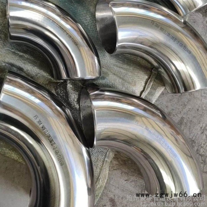 骏坤卫生级快装弯头  90度304不锈钢卡箍式   卡盘弯管  不锈钢内外抛光镜面管件图3