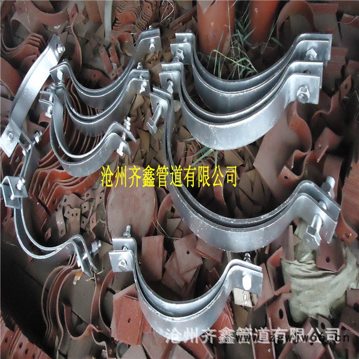 HK-3 卡箍型滑动管托,管托与管卡,齐鑫现货图2