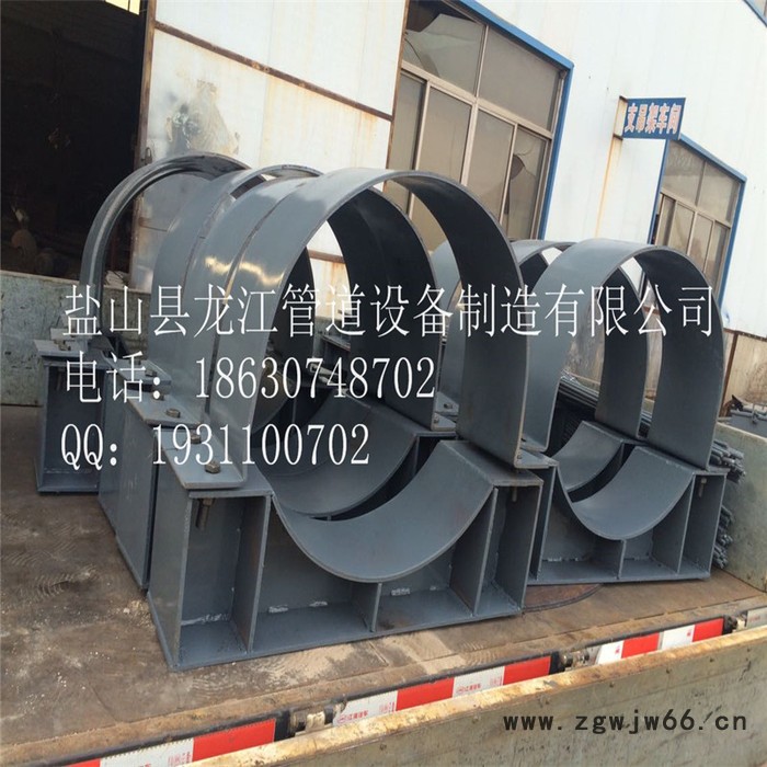 供S1-15-42HT-2焊接型滑动管托S1-15-45HK-3卡箍型滑动管托ZT-2型止推管托ZK-1卡箍型止推管托图5