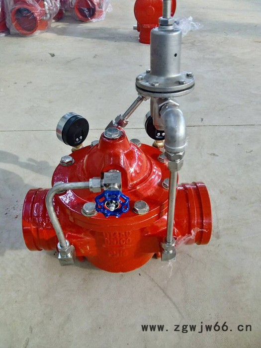 上海沪工阀门 8200X-25Q消防沟槽减压阀 自来水减压阀 沟槽式卡箍式减压阀DN40 DN50 DN65 DN80图3