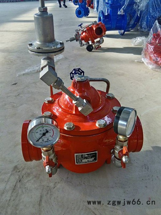 上海沪工阀门 8200X-25Q消防沟槽减压阀 自来水减压阀 沟槽式卡箍式减压阀DN40 DN50 DN65 DN80图2