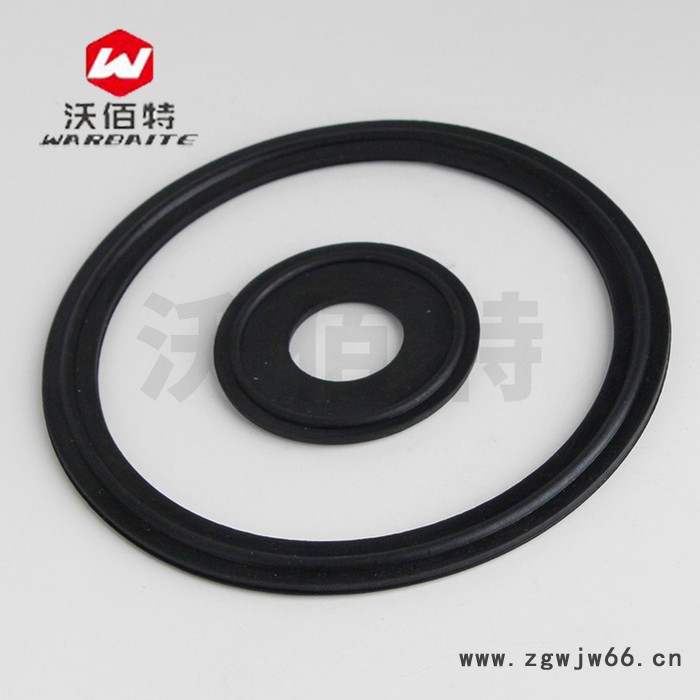 不锈钢 卡箍氟橡胶密封垫卫生级氟胶快装垫圈快装接头FKM垫耐腐蚀图3