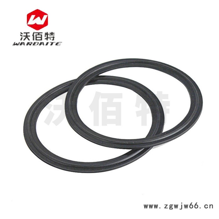 不锈钢 卡箍氟橡胶密封垫卫生级氟胶快装垫圈快装接头FKM垫耐腐蚀图4