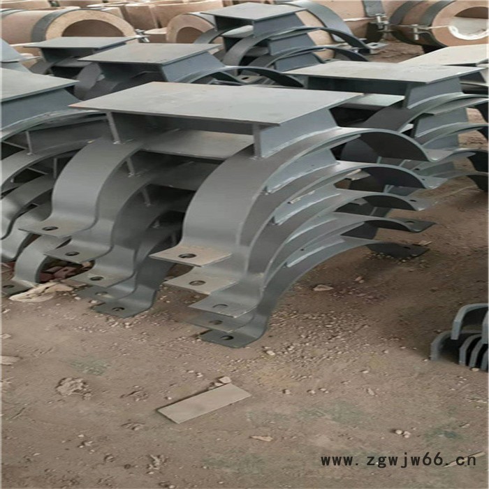 国进管道dn150卡箍管托 管托支吊架 T型管托生产厂家l量大优惠图8