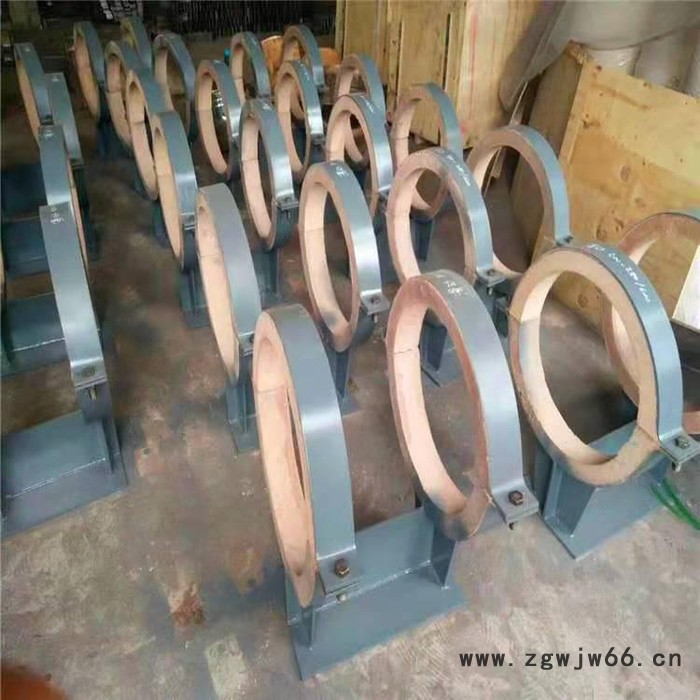 国进管道dn150卡箍管托 管托支吊架 T型管托生产厂家l量大优惠图3