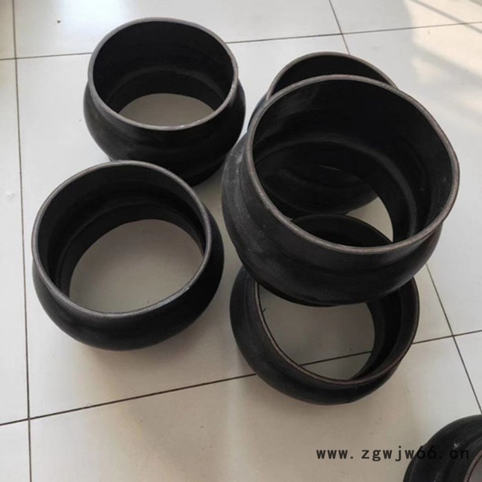 非标生产 卡箍硅胶软连接 卡箍硅胶软接头 大口径波纹硅胶管 衡水洲新图2