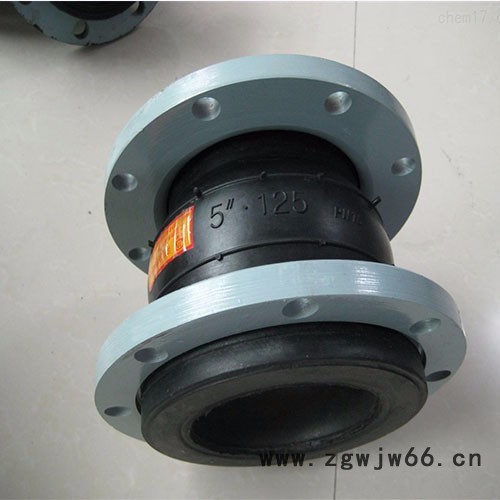 宏实20-400橡胶软接头，卡箍橡胶软接头，法兰式橡胶软连接 厂家 山东济南橡胶软接头生产厂家图3