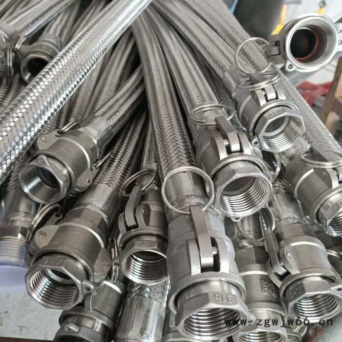 中美 通用金属软管 卡箍连接金属软管 扳把式金属软管图3