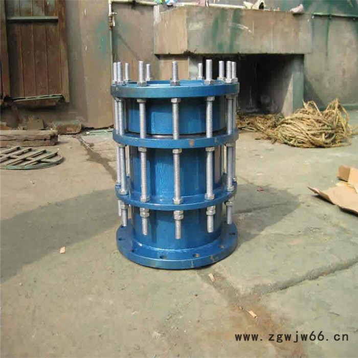 卡箍式橡胶接头 伸缩接头 PN0.6双法兰管道传力接头 规格齐全 亿金管道图2