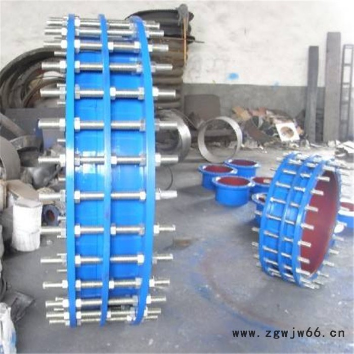 卡箍式橡胶接头 伸缩接头 PN0.6双法兰管道传力接头 规格齐全 亿金管道图3