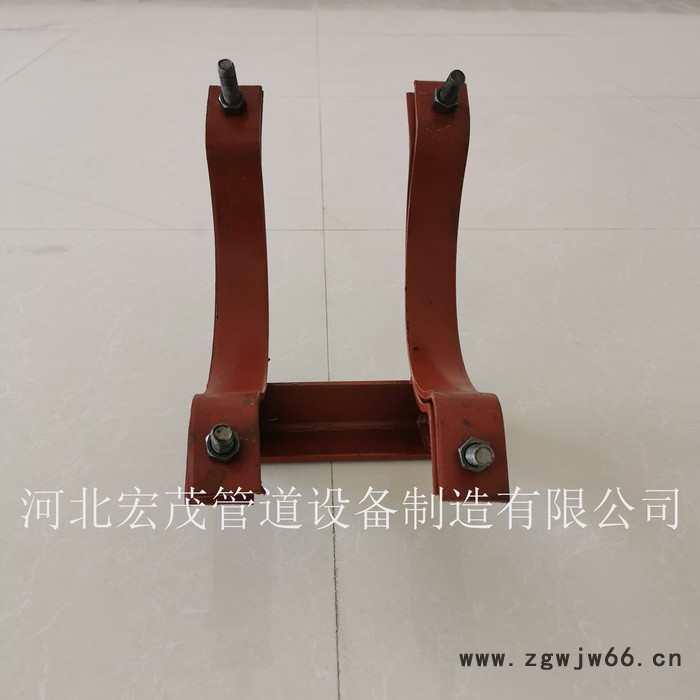 宏茂管道滑动支架 Z3型管夹滑动支座 卡箍型滑动管托 滑动管托厂家图4